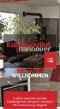 Mobile Screenshot of kuechenoutlet-hannover.de